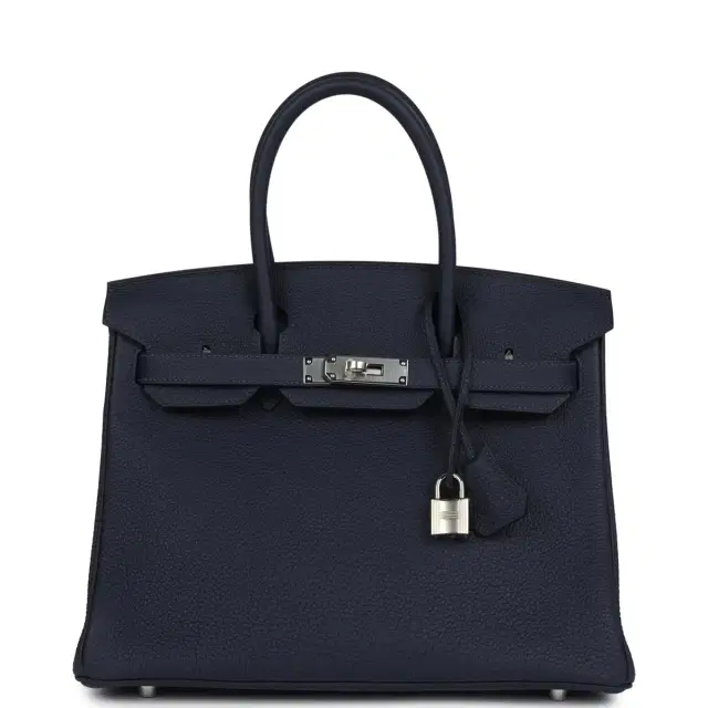 hermes Hermes Birkin 30 Bleu Nuit Togo Palladium Hardware