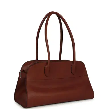 The Row The Row Margaux Shoulder 12 New Burgundy Saddle Silver Hardware | Thumbnail 2 The Row The Row Margaux Shoulder 12 New Burgundy Saddle Silver Hardware | Thumbnail 2