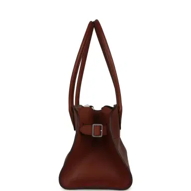 The Row The Row Margaux Shoulder 12 New Burgundy Saddle Silver Hardware | Thumbnail 3 The Row The Row Margaux Shoulder 12 New Burgundy Saddle Silver Hardware | Thumbnail 3