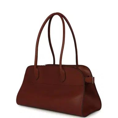 The Row The Row Margaux Shoulder 12 New Burgundy Saddle Silver Hardware | Thumbnail 5 The Row The Row Margaux Shoulder 12 New Burgundy Saddle Silver Hardware | Thumbnail 5
