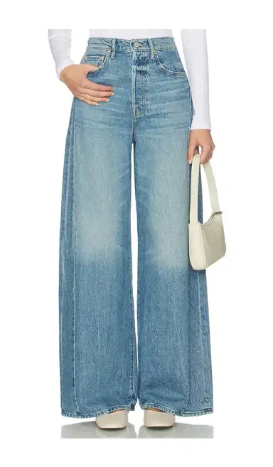 MOTHER Petite Pipe-dream Button Sneak Jeans | Thumbnail 1 MOTHER Petite Pipe-dream Button Sneak Jeans | Thumbnail 1