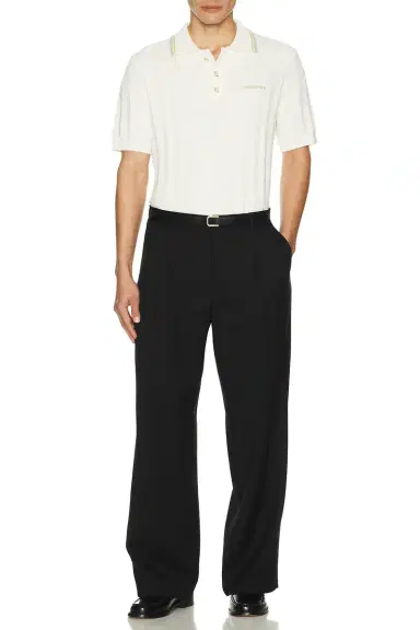Casablanca Tennis Boucle Polo Shirt | Thumbnail 5 Casablanca Tennis Boucle Polo Shirt | Thumbnail 5