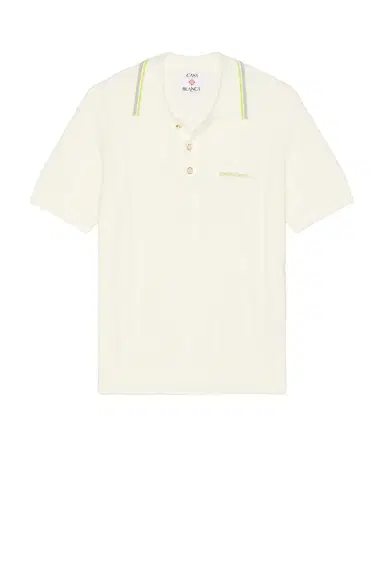 Casablanca Tennis Boucle Polo Shirt | Thumbnail 6 Casablanca Tennis Boucle Polo Shirt | Thumbnail 6