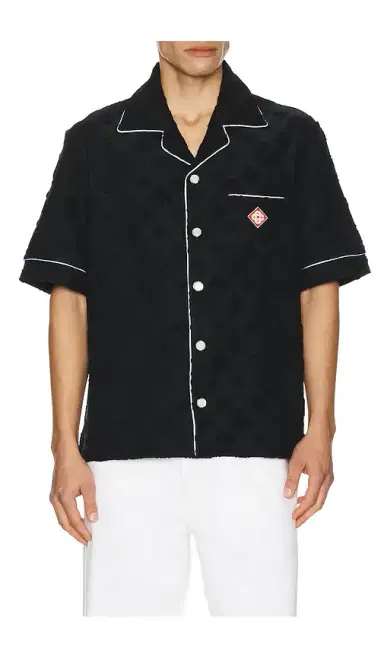 Casablanca Towelling Monogram Shirt | Thumbnail 1