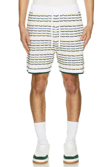 Casablanca Tuck Stitch Shorts | Thumbnail 3