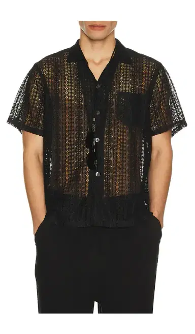 BATHER Gonzo Lace Camp Shirt | Thumbnail 1