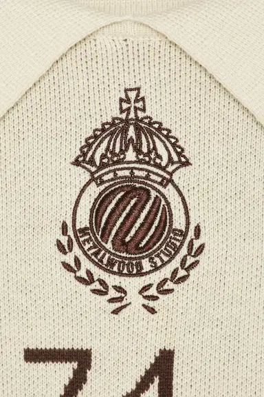 Metalwood Studio Knit Football Top | Thumbnail 7