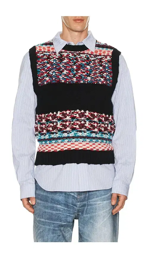 Nordic Crew Neck Vest