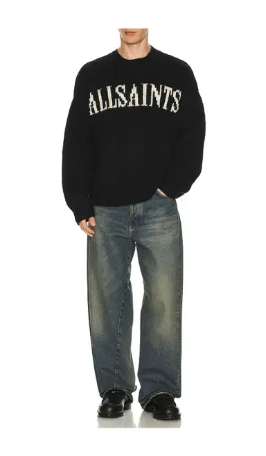 ALLSAINTS Stokes Crew Neck Sweater | Thumbnail 3