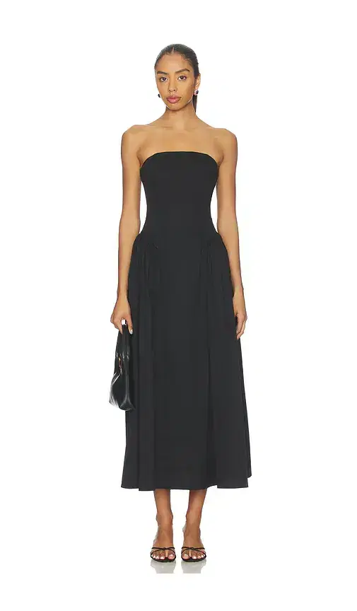 WeWoreWhat Strapless Corset Ruched Dress