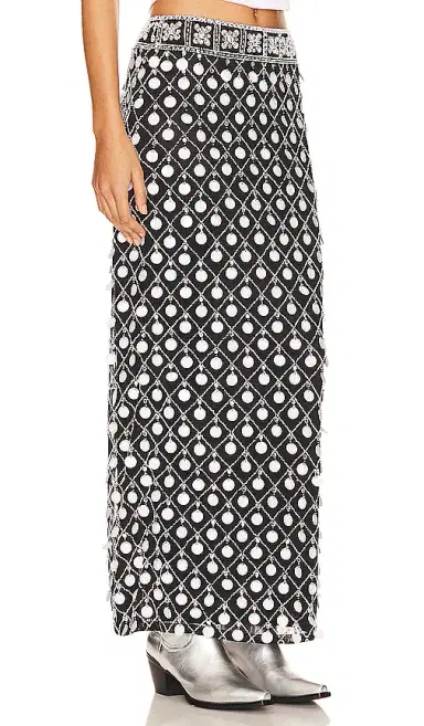 MAJORELLE Cirie Embellished Maxi Skirt | Thumbnail 2