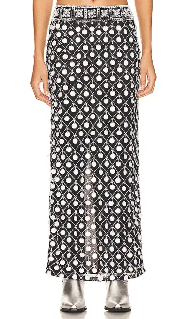 MAJORELLE Cirie Embellished Maxi Skirt | Thumbnail 1