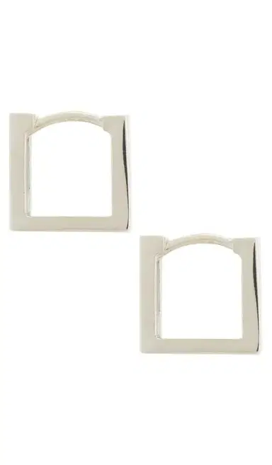 LOUPN Square Hoop Earrings | Thumbnail 2