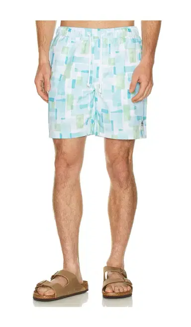 Original Penguin 7 Volley Swim Shorts | Thumbnail 1