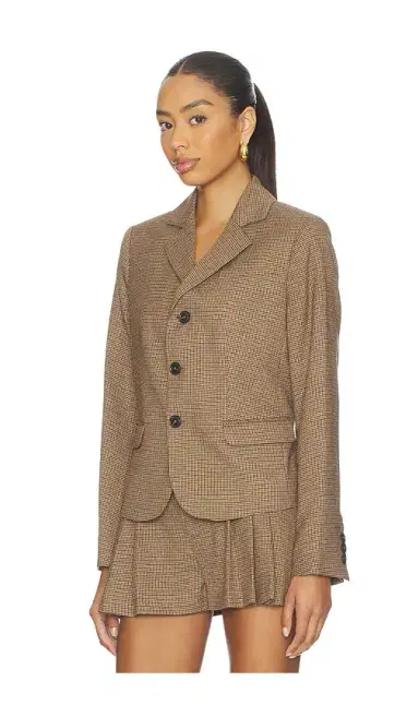 Frame Plaid Riding Blazer | Thumbnail 2 Frame Plaid Riding Blazer | Thumbnail 2