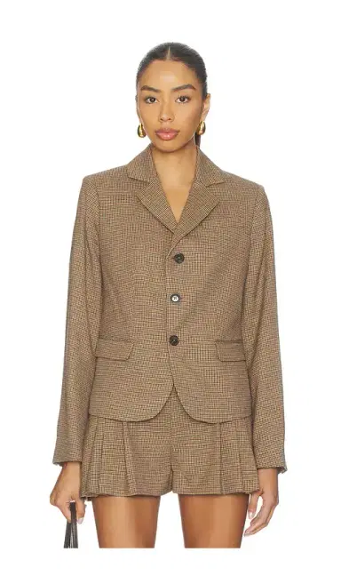 Frame Plaid Riding Blazer | Thumbnail 1 Frame Plaid Riding Blazer | Thumbnail 1