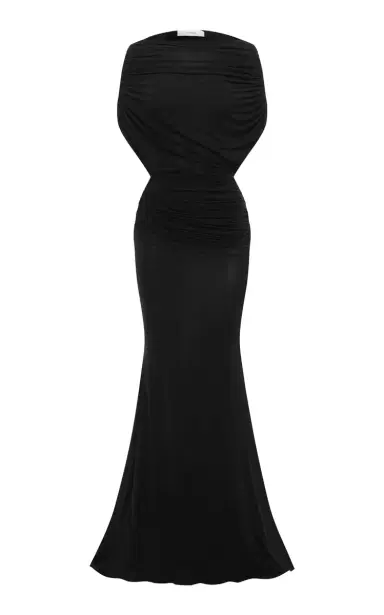 Alex Perry Draped Capelet Maxi Dress | Thumbnail 1