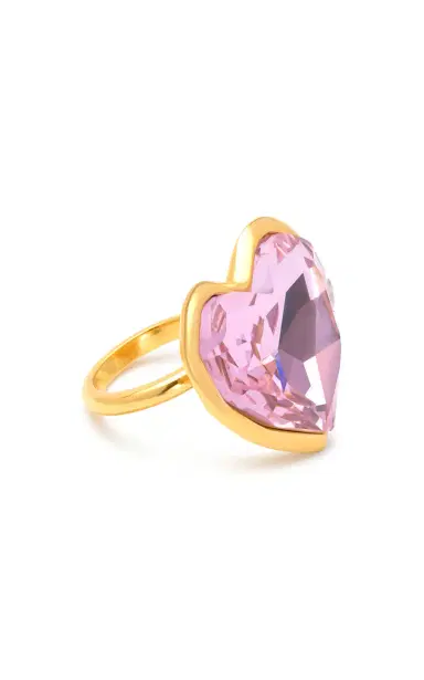 Oscar de la Renta Large Heart Ring | Thumbnail 4