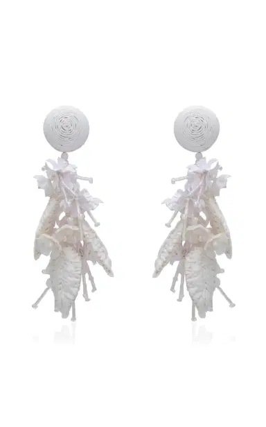 Oscar de la Renta Tassel Bouquet Earrings | Thumbnail 3