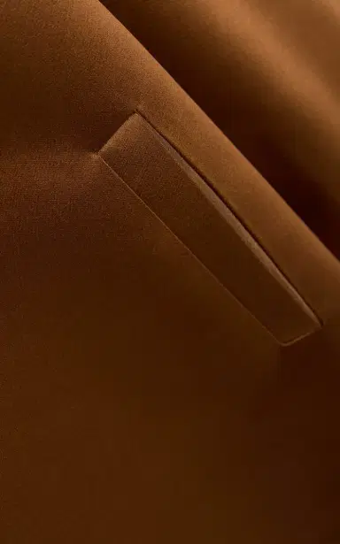 Oscar de la Renta Draped Satin Coat | Thumbnail 8