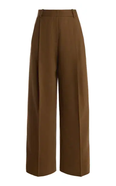 Oscar de la Renta Tailored Wool-Blend Wide-Leg Pants | Thumbnail 2 Oscar de la Renta Tailored Wool-Blend Wide-Leg Pants | Thumbnail 2