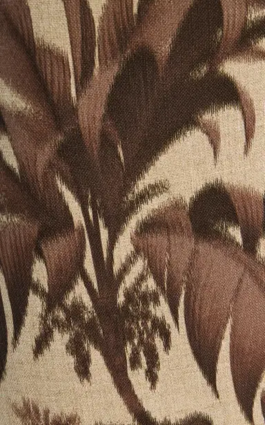Oscar de la Renta Palm-Print Mini Skirt | Thumbnail 6