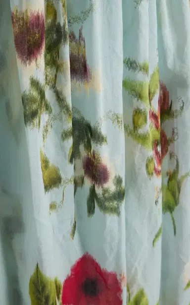 Oscar de la Renta Floral Cotton-Voile Maxi Dress | Thumbnail 6