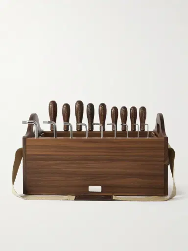 Lorenzi Milano Stainless Steel and Leather Tool Set - Men | Thumbnail 4 Lorenzi Milano Stainless Steel and Leather Tool Set - Men | Thumbnail 4