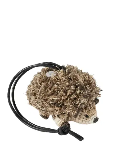 JW Anderson Hedgehog Crocheted Cotton And Leather Bag Charm | Thumbnail 1
