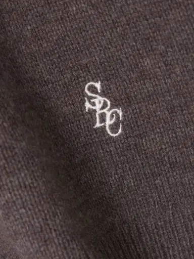 Sporty & Rich Src Embroidered Cashmere And Wool-blend Polo Sweater | Thumbnail 4 Sporty & Rich Src Embroidered Cashmere And Wool-blend Polo Sweater | Thumbnail 4
