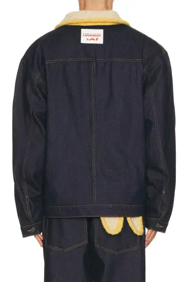 Charles Jeffrey Loverboy Denim Jacket With Knitted Collar | Thumbnail 2 Charles Jeffrey Loverboy Denim Jacket With Knitted Collar | Thumbnail 2