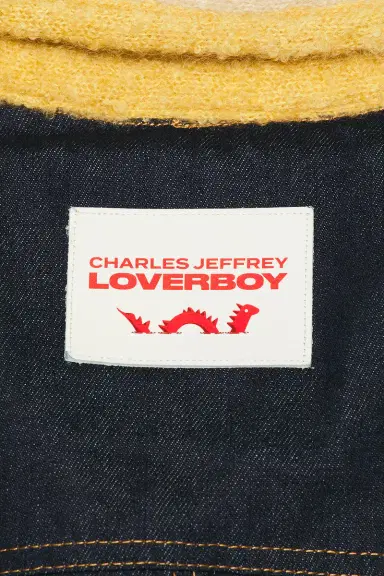Charles Jeffrey Loverboy Denim Jacket With Knitted Collar | Thumbnail 5 Charles Jeffrey Loverboy Denim Jacket With Knitted Collar | Thumbnail 5