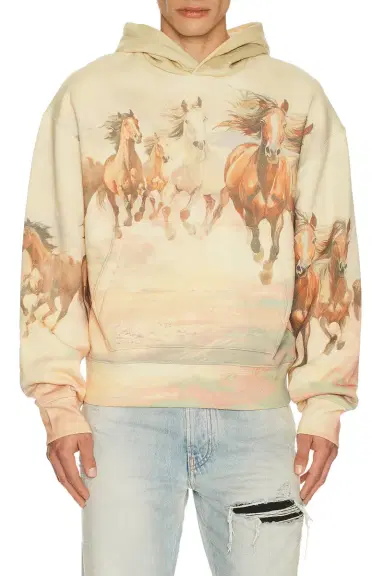Amiri Horses Oversized Hoodie | Thumbnail 2