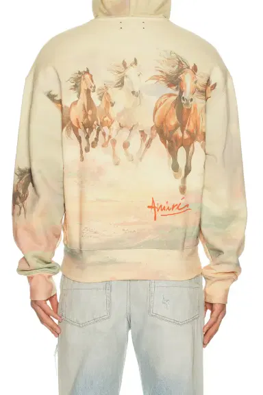 Amiri Horses Oversized Hoodie | Thumbnail 3
