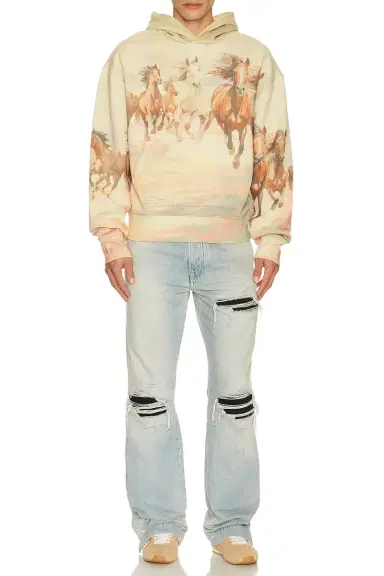 Amiri Horses Oversized Hoodie | Thumbnail 4