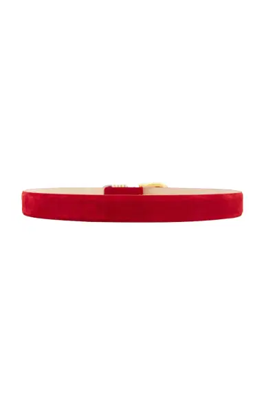 Déhanche Hollyhock Suede Mixed Metal Belt | Thumbnail 2