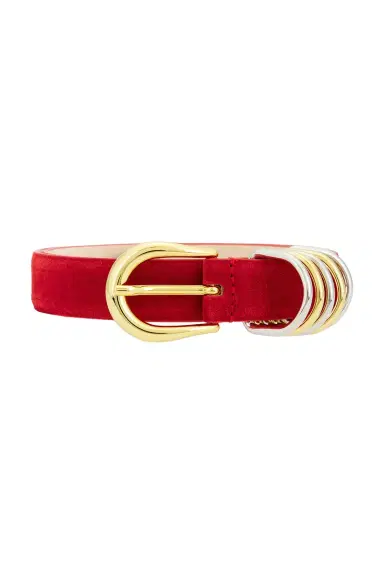 Déhanche Hollyhock Suede Mixed Metal Belt | Thumbnail 3