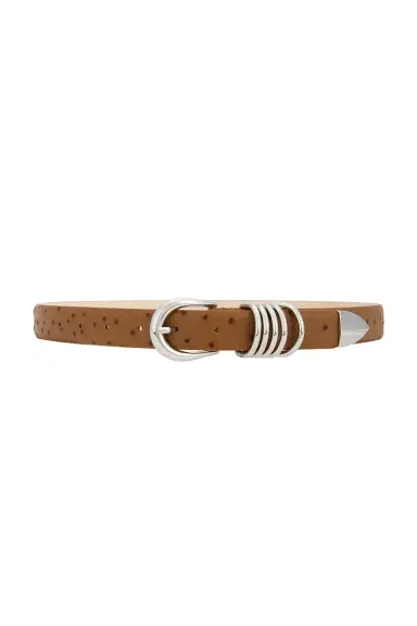 Déhanche Hollyhock Ostrich Belt | Thumbnail 1 Déhanche Hollyhock Ostrich Belt | Thumbnail 1