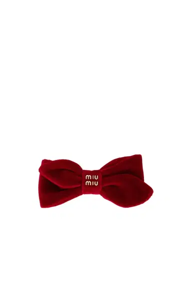 Miu Miu Velluto Hair Clip | Thumbnail 1