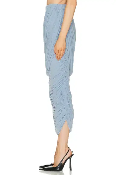 Magda Butrym Draped Midi Skirt | Thumbnail 5 Magda Butrym Draped Midi Skirt | Thumbnail 5