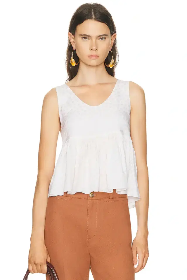 Chloe Peplum Tank Top