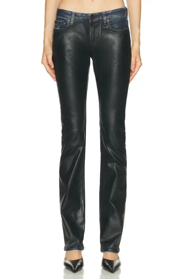 Acne Studios 2013 Stretch Charcoal Leather Pant