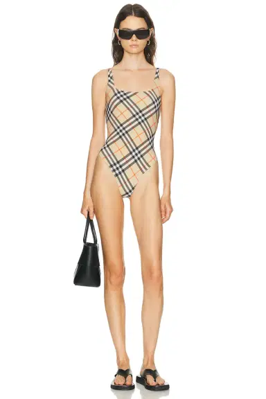 Burberry Sabina One Piece Swimsuit | Thumbnail 4
