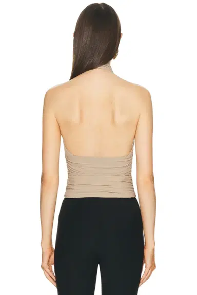 Mimchik for FWRD Piper Knotted Halter Top | Thumbnail 3