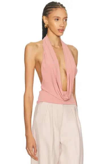 Mimchik Nico Cowl Halter Top | Thumbnail 2