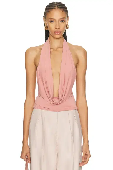 Mimchik Nico Cowl Halter Top | Thumbnail 1