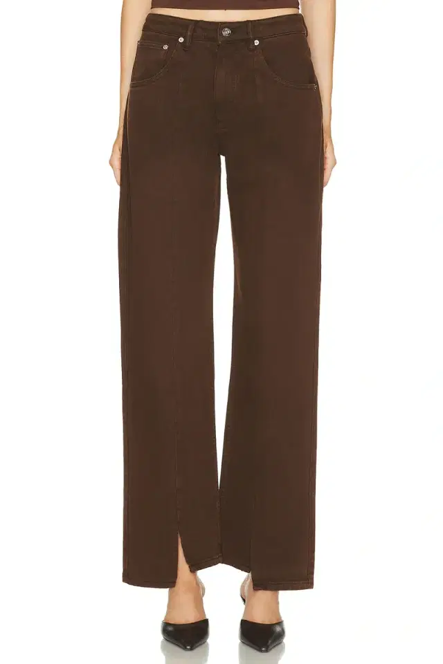 Mimchik Split Hem Wide Leg