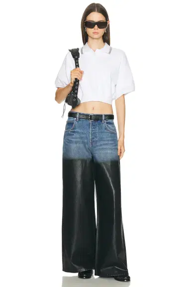 Alexander Wang Surge Low Rise Wide Leg | Thumbnail 5 Alexander Wang Surge Low Rise Wide Leg | Thumbnail 5