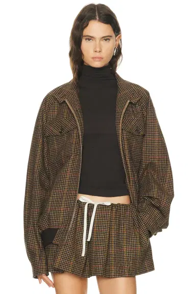 Miu Miu Pied De Poule Jacket | Thumbnail 2