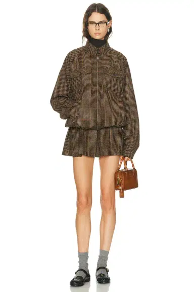 Miu Miu Pied De Poule Jacket | Thumbnail 5